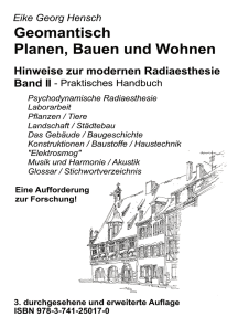 Geomantisch Planen, Bauen und Wohnen, Band II: Band II - Praktisches Handbuch