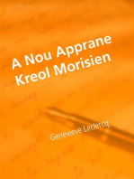 A Nou Apprane Kreol Morisien: Apprenons le créole Mauricien