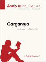 Gargantua de François Rabelais (Analyse de l'oeuvre)