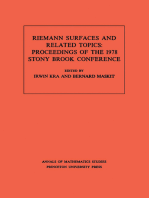 Riemann Surfaces and Related Topics (AM-97), Volume 97: Proceedings of the 1978 Stony Brook Conference. (AM-97)