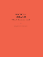 Functional Operators (AM-21), Volume 1: Measures and Integrals. (AM-21)