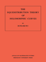 The Equidistribution Theory of Holomorphic Curves. (AM-64), Volume 64