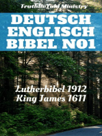 Deutsch Englisch Bibel No1: Lutherbibel 1912 - King James 1611