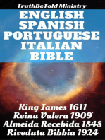 English Spanish Portuguese Italian Bible