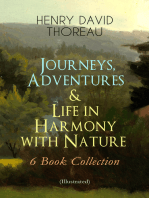 Journeys, Adventures & Life in Harmony with Nature – 6 Book Collection (Illustrated): Including Walden, A Week on the Concord and Merrimack Rivers, The Maine Woods, Cape Cod, A Yankee in Canada & Canoeing in the Wilderness - North American Highlands Series