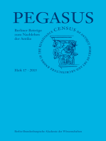 Pegasus / Pegasus 17: Berliner Beiträge zum Nachleben der Antike