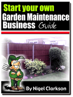 Start Your Own Garden Maintenance Business