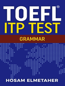 Read Toefl Itp Test Grammar Online By Hosam Elmetaher Books