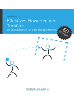 Effektives Einwerfen der Torhüter: 60 Übungsformen für jedes Handballtraining