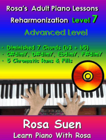 Read Rosa S Adult Piano Lessons Reharmonization Level 7 Advanced Level Diminished 7 Chords B5 Online By Rosa Suen Books