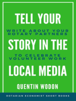 Tell Your Story in the Local Media: Write about Your Rotary Partners to Celebrate Volunteer Work