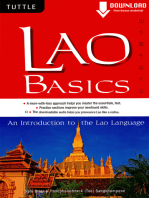 Lao Basics: An Introduction to the Lao Language (Downloadable Audio Included)