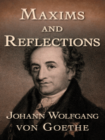 Maxims and Reflections