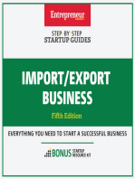 Import/Export Business: Step-By-Step Startup Guide