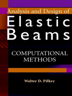 Analysis and Design of Elastic Beams: Computational Methods