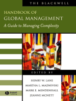 The Blackwell Handbook of Global Management: A Guide to Managing Complexity