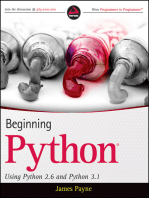 Beginning Python: Using Python 2.6 and Python 3.1