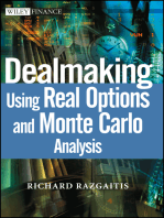 Dealmaking: Using Real Options and Monte Carlo Analysis