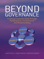 Beyond Governance: Creating Corporate Value through Performance, Conformance and Responsibility