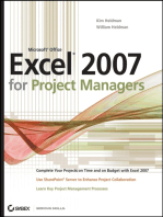 Microsoft Office Excel 2007 for Project Managers