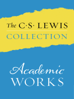 The C. S. Lewis Collection: Academic Works: The Eight Titles Include: An Experiment in Criticism; The Allegory of Love; The Discarded Image; Studies in Words; Image and Imagination; Studies in Medieval and Renaissance Literature; Selected Literary Essays; and The Personal Heresy