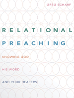 Relational Preaching: Knowing God, His Word, and Your Hearers