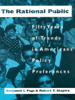 The Rational Public: Fifty Years of Trends in Americans' Policy Preferences