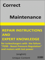 Repair Instructions for Turbochargers