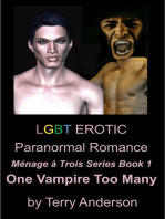 LGBT Erotic Paranormal Romance One Vampire Too Many (Ménage à Trois Series Book 3)