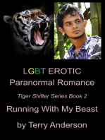 LGBT Erotic Paranormal Romance Running With My Beast (Tiger Shifter Series Book 2)