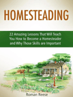 Homesteading: 22 Amazing Lessons That Will Teach You How to Become a Homesteader and Why Those Skills are Important