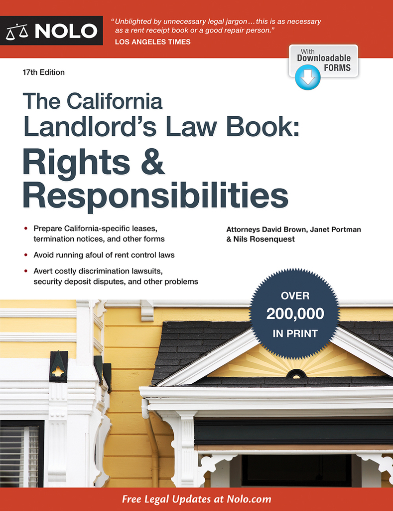 California Landlord's Law Book, The by David Brown, Portman, and Nils Rosenquest Read Online