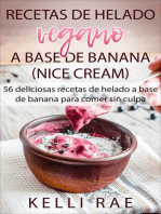 Recetas de helado vegano a base de banana (Nice Cream)