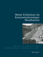 Meine Erlebnisse im Konzentrationslager Mauthausen: Paul Geier - KZ - Häftling  Nr. 14985, Karl Breitenfellner  - Schutzhäftling  Nr. 50801