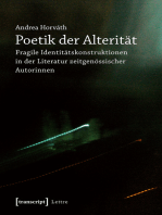 Poetik der Alterität: Fragile Identitätskonstruktionen in der Literatur zeitgenössischer Autorinnen
