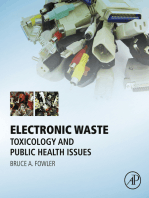 Electronic Waste: Toxicology and Public Health Issues
