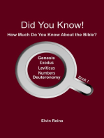 Did You Know! How Much Do You Know About the Bible? Book 1