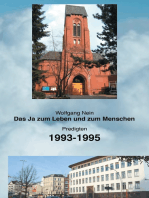 Das Ja zum Leben und zum Menschen, Band 8: Predigten 1993-1995