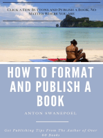 How To Format and Publish a Book
