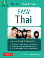 Easy Thai: Learn to Speak Thai Quickly (Includes Downloadable Audio)