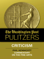The Washington Post Pulitzers: Phil Kennicott, Criticism