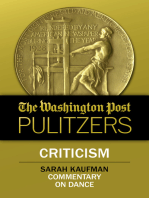 The Washington Post Pulitzers: Sarah Kaufman, Criticism