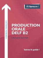 Production orale DELF B2
