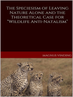 The Speciesism of Leaving Nature Alone and the Theoretical Case for “Wildlife Anti-Natalism”