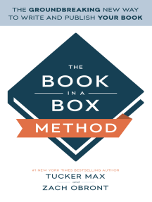 Read The Book In A Box Method Online By Tucker Max And Zach Obront Books