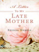 A Letter to My Late Mother