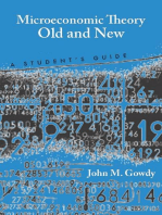Microeconomic Theory Old and New: A Student's Guide
