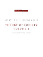 Theory of Society, Volume 1