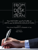From the Desk of the Dean: The History and Future of Arts and Sciences Education