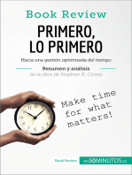 Primero, lo primero de Stephen R. Covey (Análisis de la obra): Hacia una gestión optimizada del tiempo 